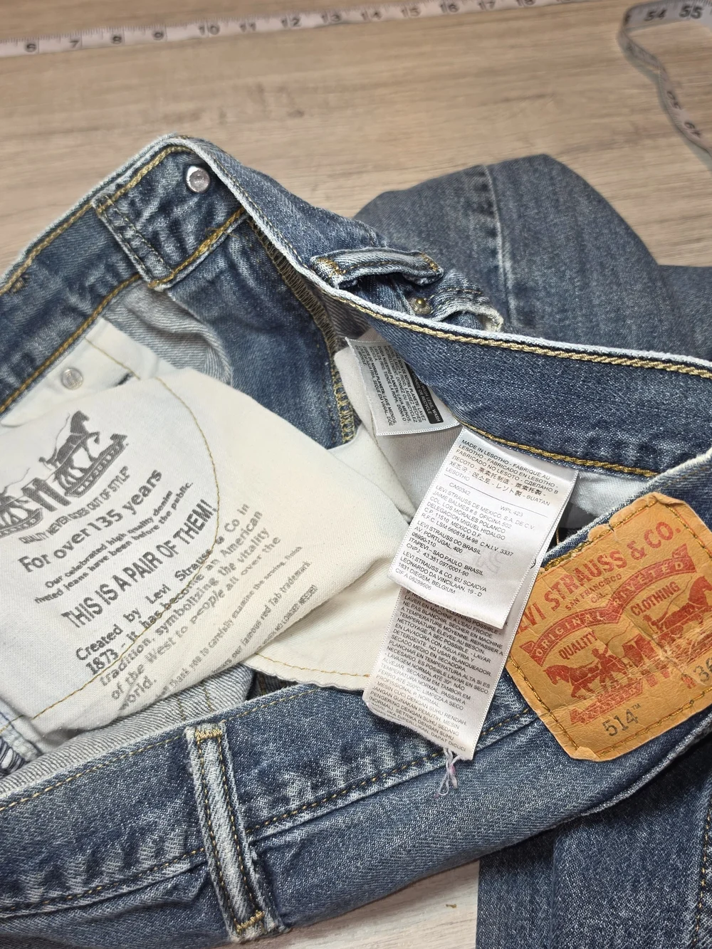 Y2K Levi's 514 Straight Leg Jeans Men's Size 36c32